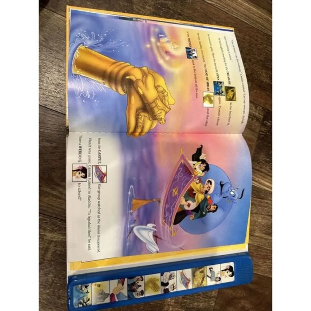 Disney's Aladdin & The King of Thieves Sound Story‎ HB Book READ DESCRIPTION
